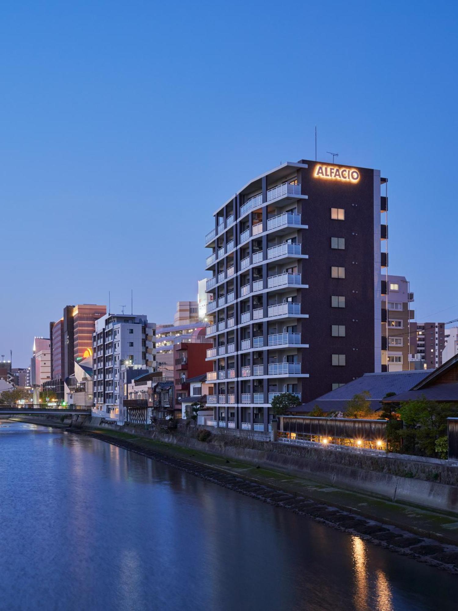 Alfacio Riverside Stay Hakata 후쿠오카 외부 사진